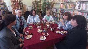 Встреча в рамках региональной программы «Активное долголетие»  в Оленевской библиотеке 